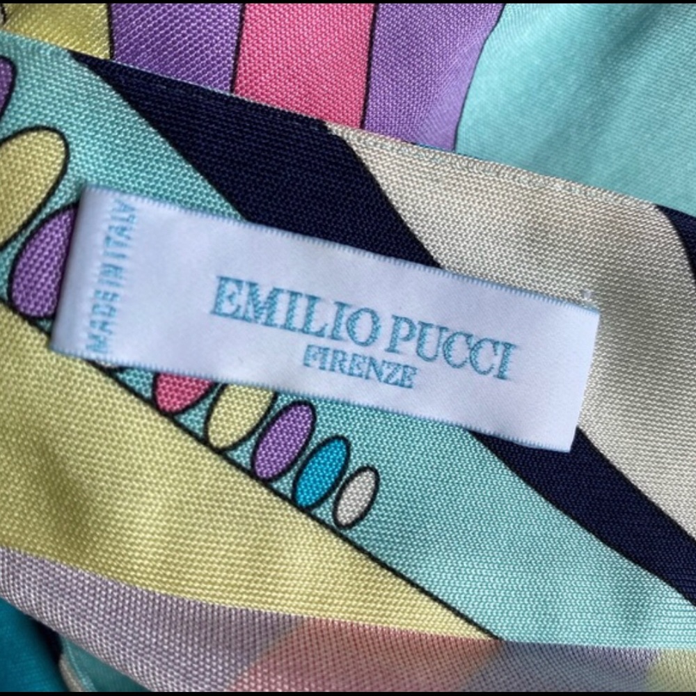 Stunning Emilio Pucci Silk Sundress IT 44/ US 10 - Picture 6 of 7